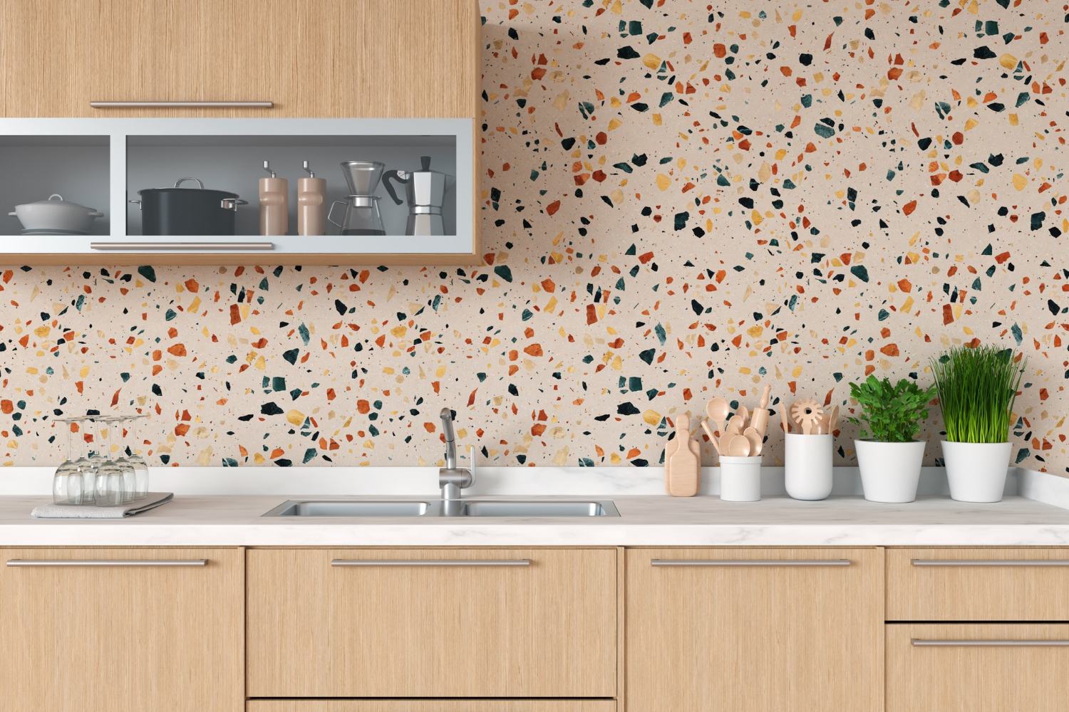 Mosaic Tiles Backsplash