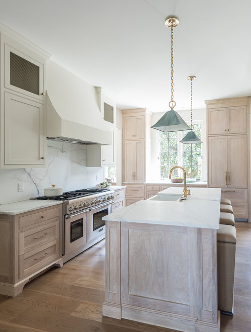 Rustic White Oak Cabinets