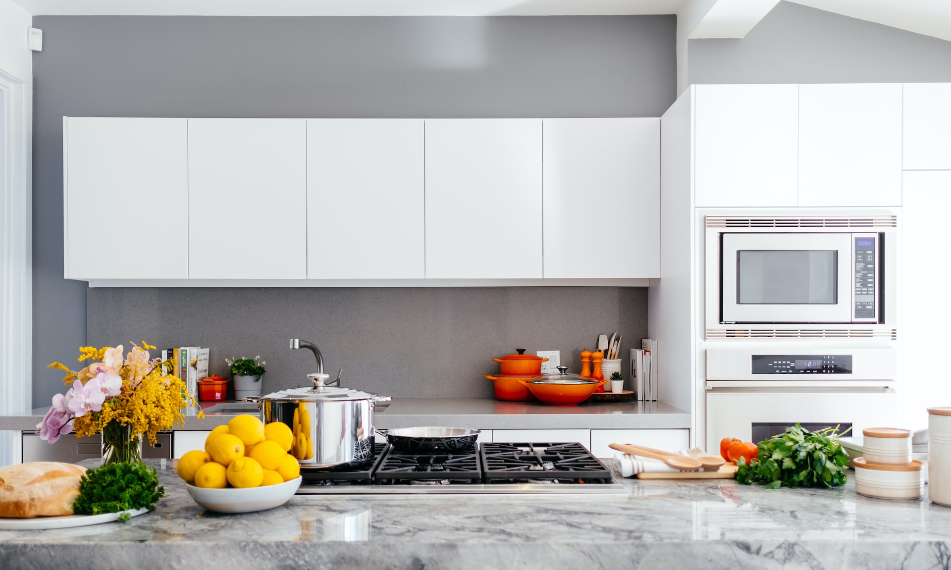 White Oak Cabinets with Stainless Steel Accents